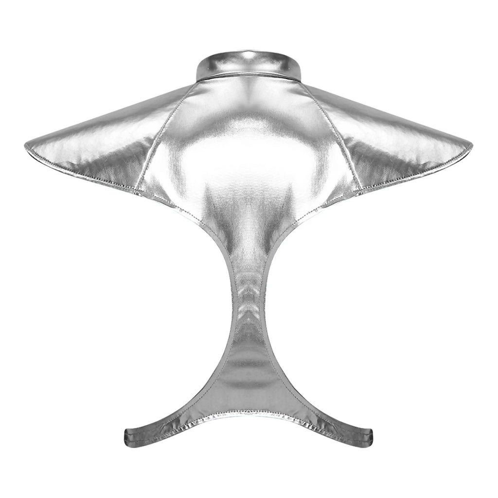 Shiny Silver Rave Tops for Bold Style