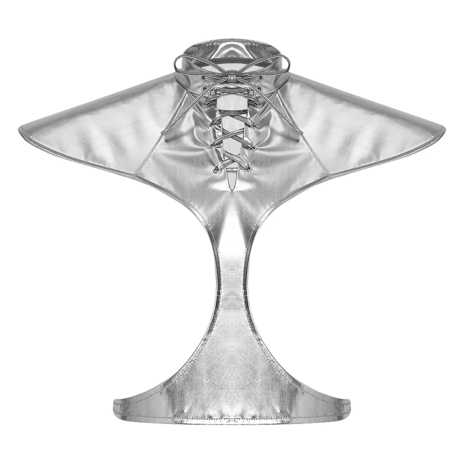 Shiny Silver Rave Tops for Bold Style