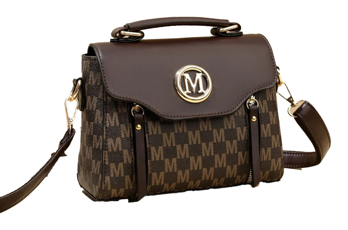 LuckeLadybug retro handbag for women with elegant design and detachable shoulder strap