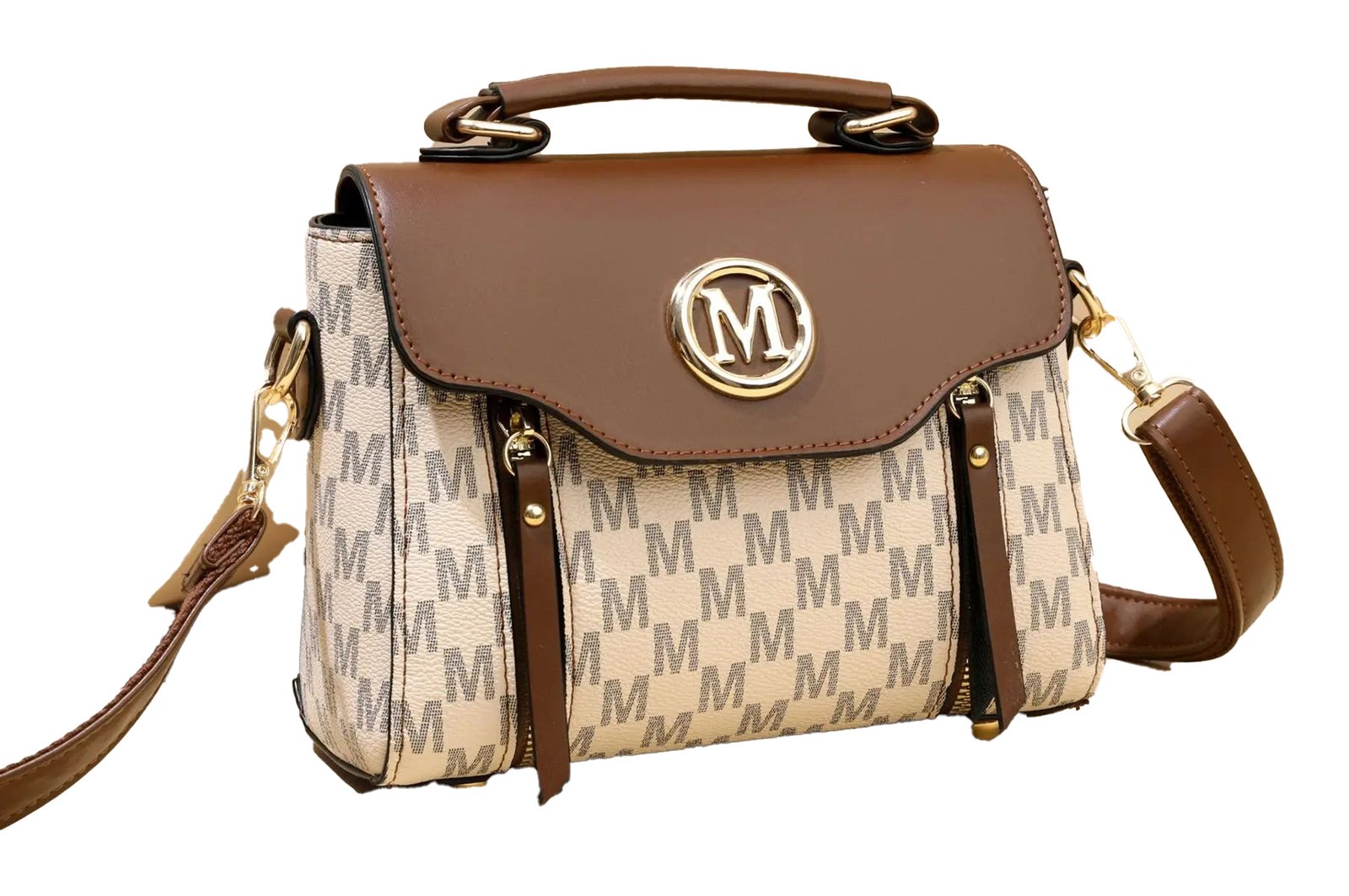 LuckeLadybug LLC Retro handbag for women with a stylish design and detachable shoulder strap