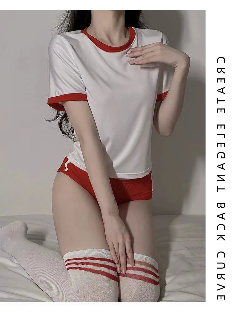 School Uniform Inspired Two-Piece Set