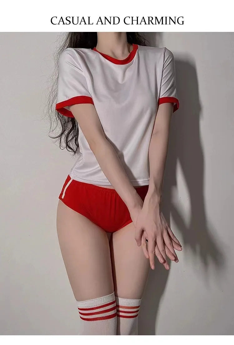 School Uniform Inspired Two-Piece Set