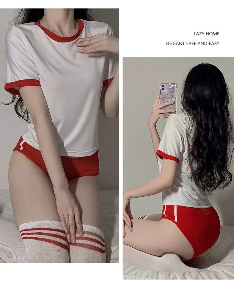 School Uniform Inspired Two-Piece Set
