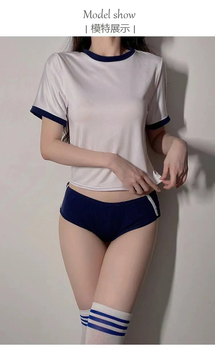 School Uniform Inspired Two-Piece Set