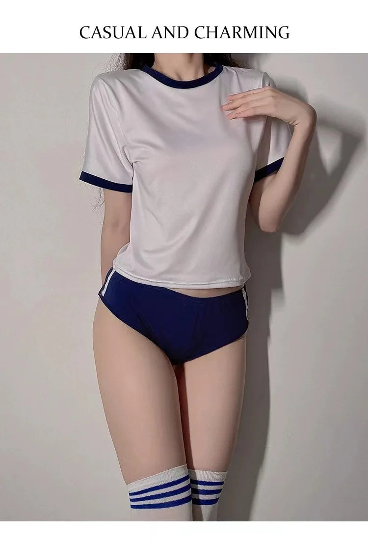 School Uniform Inspired Two-Piece Set