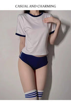 School Uniform Inspired Two-Piece Set
