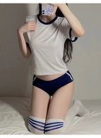 School Uniform Inspired Two-Piece Set