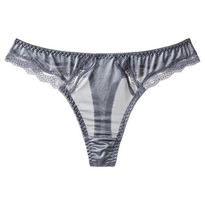 Seamless Lace Thong Underwear for Women on Display