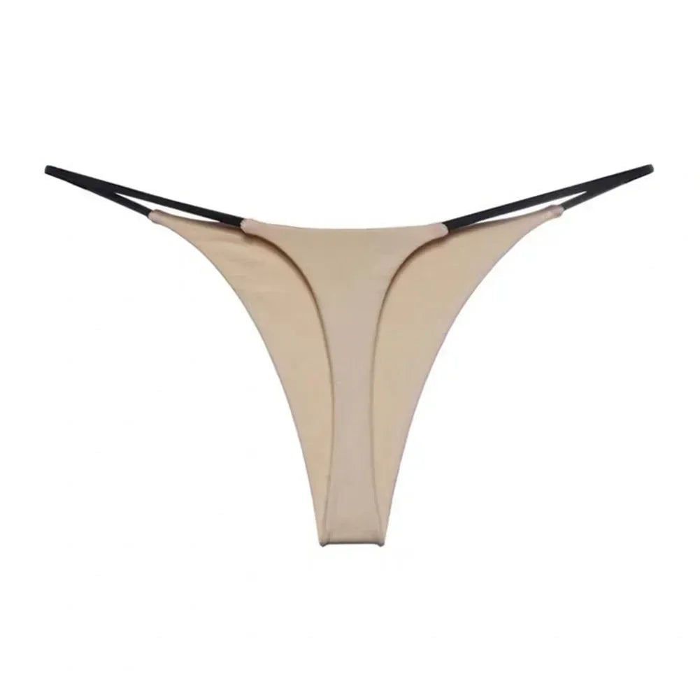 LuckeLadybug seamless thong panties for women in nude with a comfortable fit and stylish design