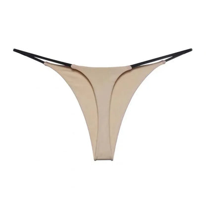 LuckeLadybug seamless thong panties for women in nude with a comfortable fit and stylish design