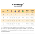 Size reference chart for seamless thongs for women by LuckeLadybug LLC
