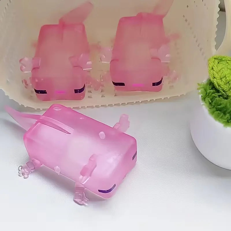 LuckeLadybug LLC pink squishy sensory fidget toy designed for tactile stimulation and stress relief