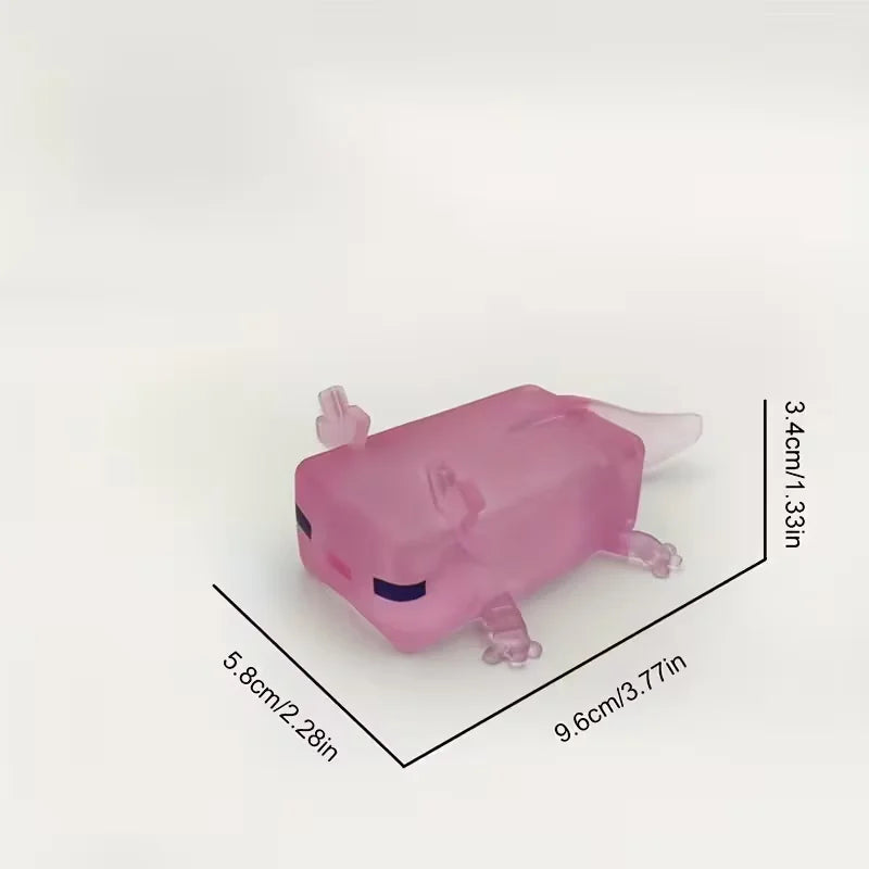 LuckeLadybug LLC Cute Pink Squishy Sensory Fidget Toy with Dimensions for Stress Relief