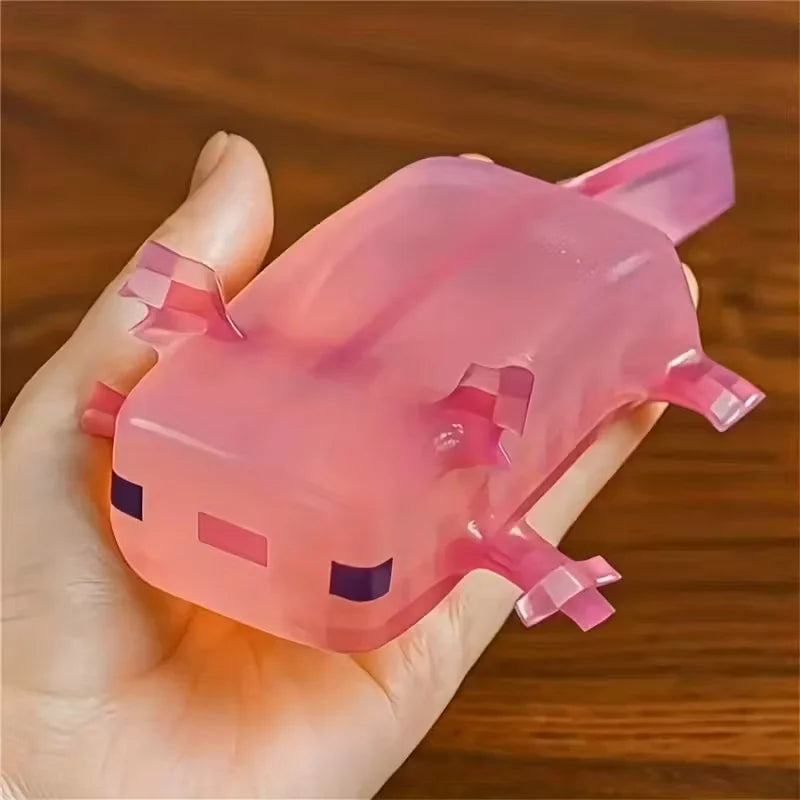 LuckeLadybug LLC Pink Squishy Sensory Fidget Toy in Hand for Stress Relief and Calmness