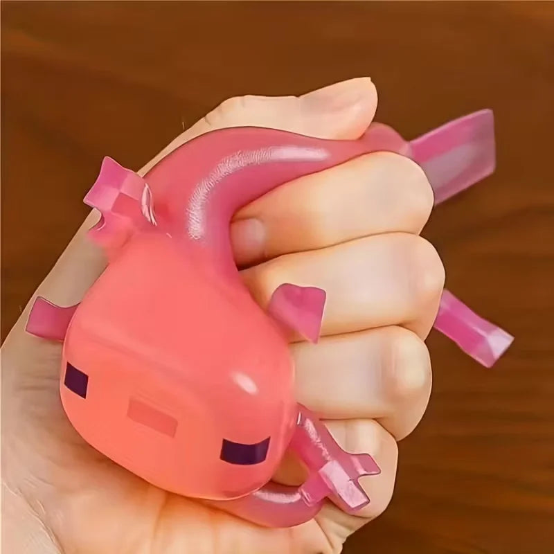 LuckeLadybug sensory fidget toy in pink, designed for stress relief and tactile fun