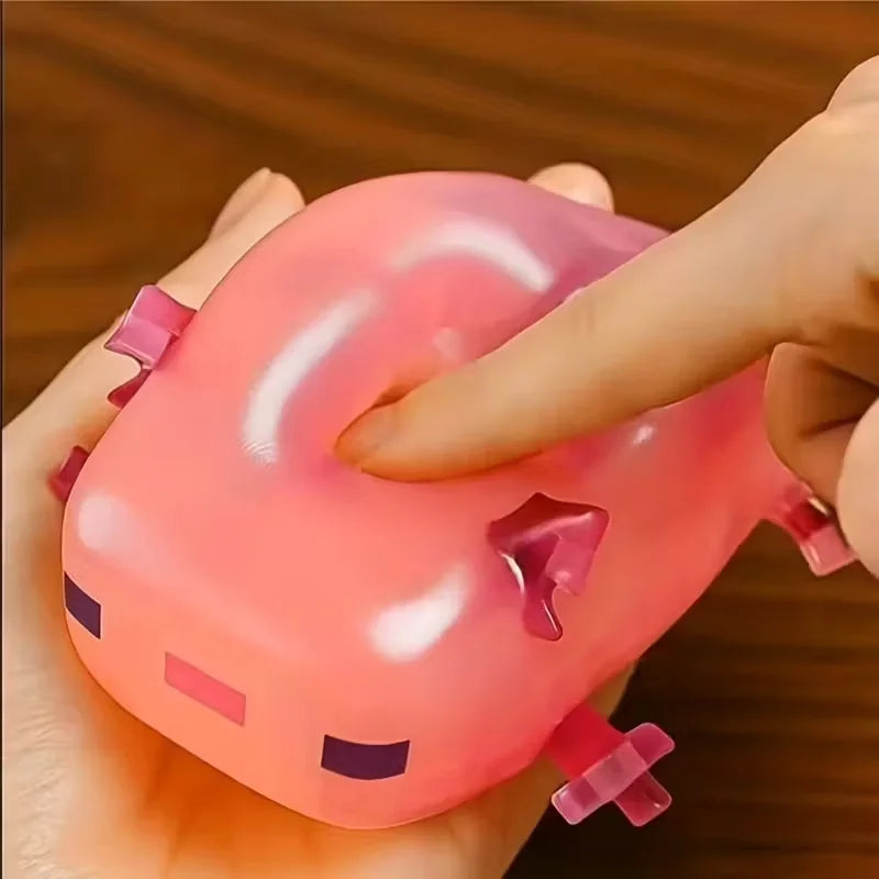 LuckeLadybug sensory fidget toy in pink with cute design, ideal for stress relief and tactile engagement