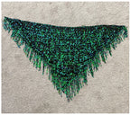 Sequined Skirt with Fringe Detail