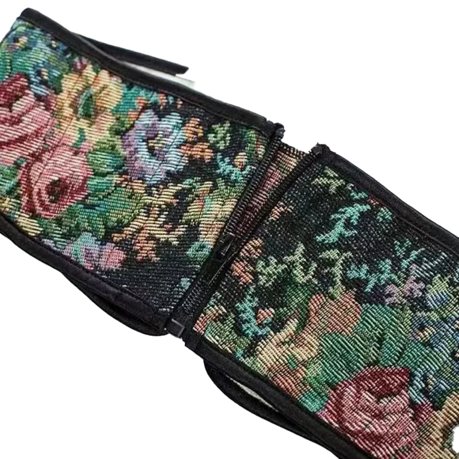 LuckeLadybug LLC sexy corset belt for women featuring a floral design with vibrant colors