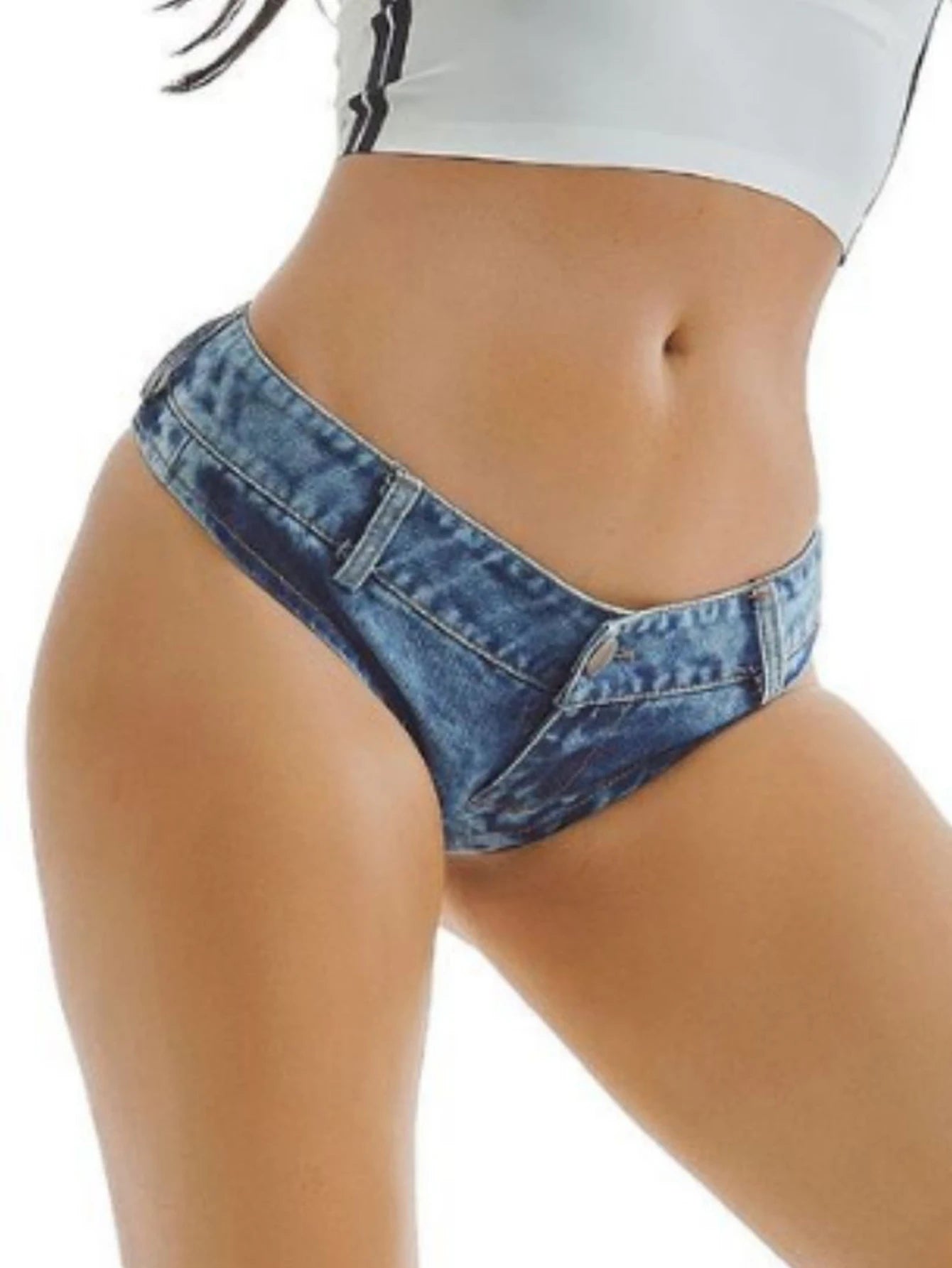 Sexy Low Rise Denim Shorts For Women