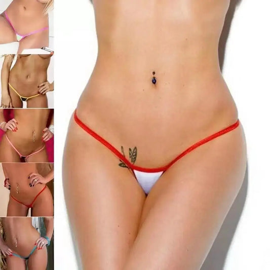 LuckeLadybug sexy low rise thong panties in vibrant colors for comfortable and stylish wear