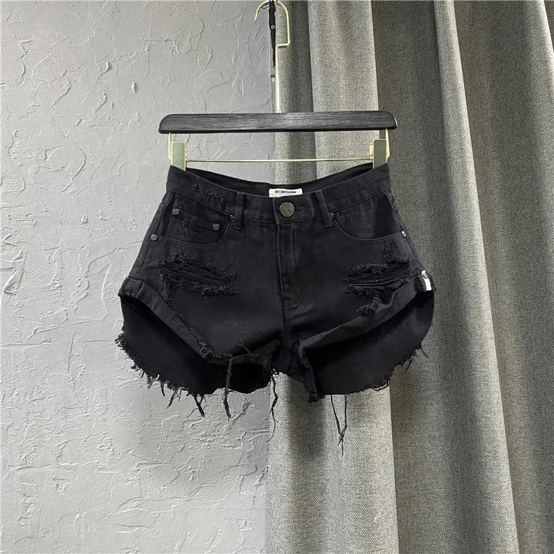 Sexy Low Waist Denim Shorts For Trendy Styles