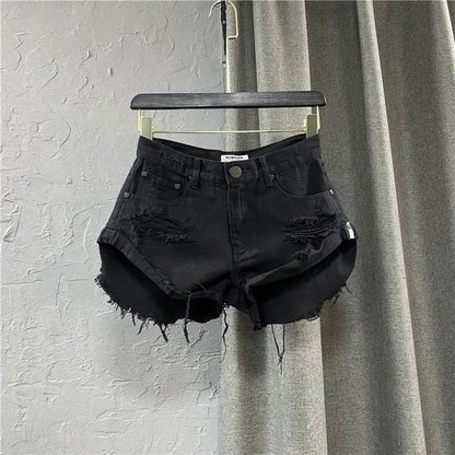 Sexy Low Waist Denim Shorts For Trendy Styles