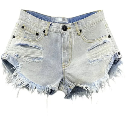 Sexy Low Waist Denim Shorts For Trendy Styles