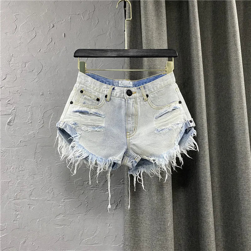 Sexy Low Waist Denim Shorts For Trendy Styles