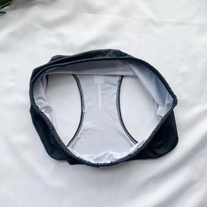 Sexy low waist panties for women in black fabric with stylish design and comfortable fit