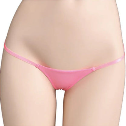 LuckeLadybug sexy low waist thongs for women in vibrant pink color designed for comfort and allure