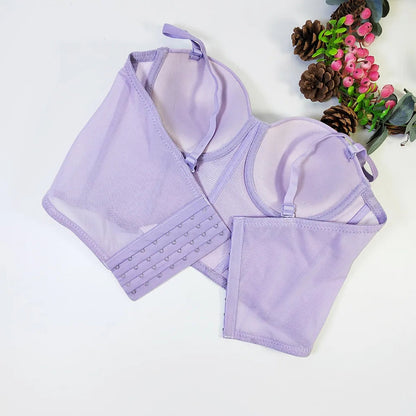 Sexy red corset top for women featuring adjustable straps and lace detailing