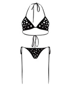 Swimsuit - Trendy Polka Dot Bikini