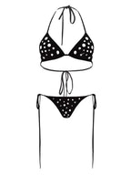 Swimsuit - Trendy Polka Dot Bikini