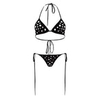 Swimsuit - Trendy Polka Dot Bikini