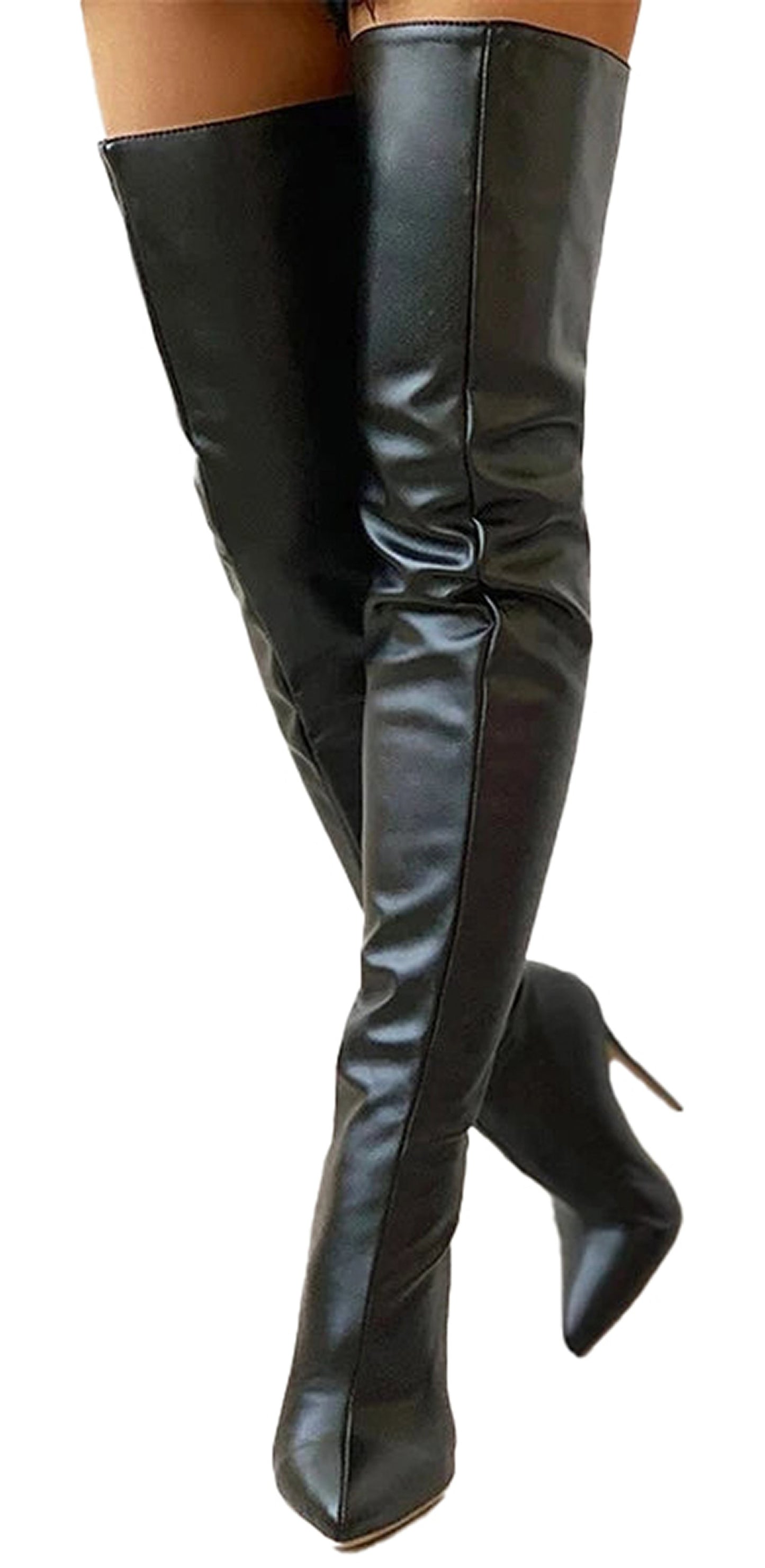 Sexy Thigh High Boots For Women Pink
