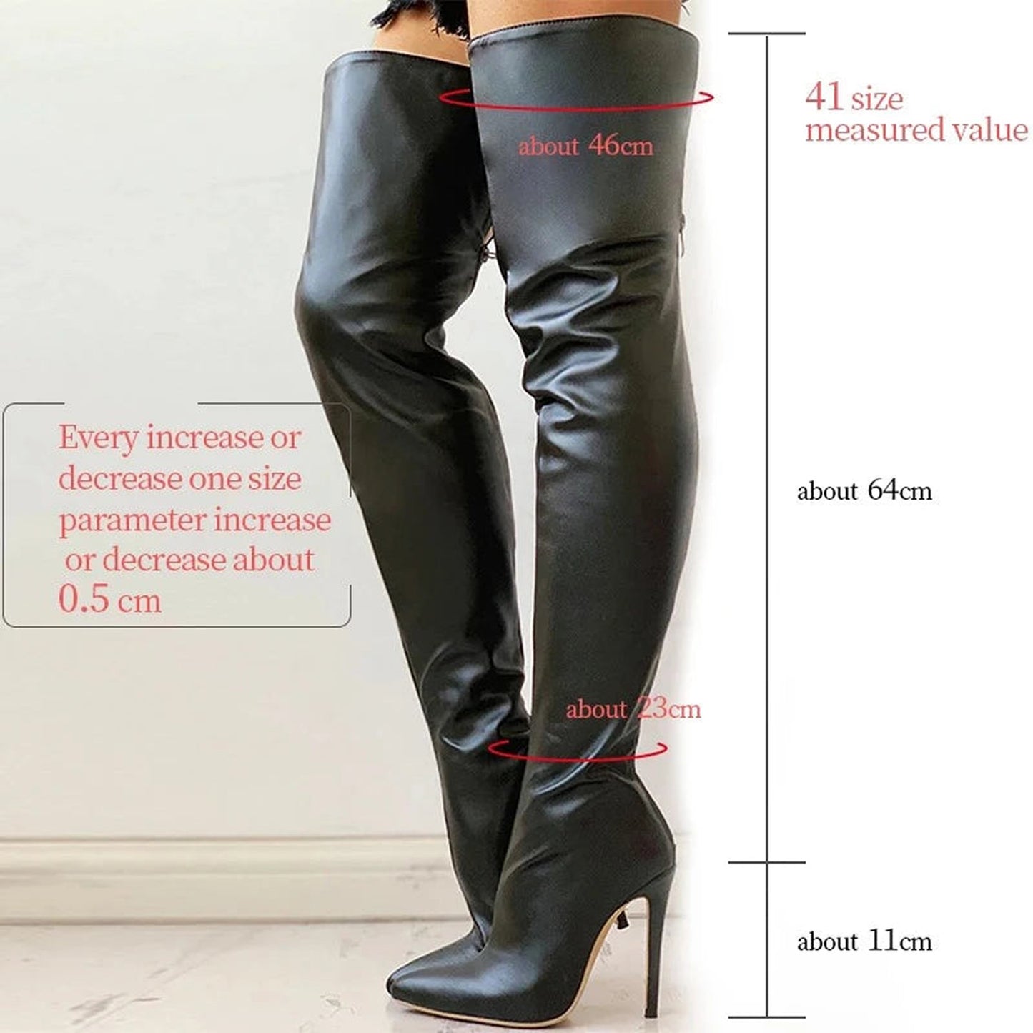 Sexy Thigh High Boots For Women Pink
