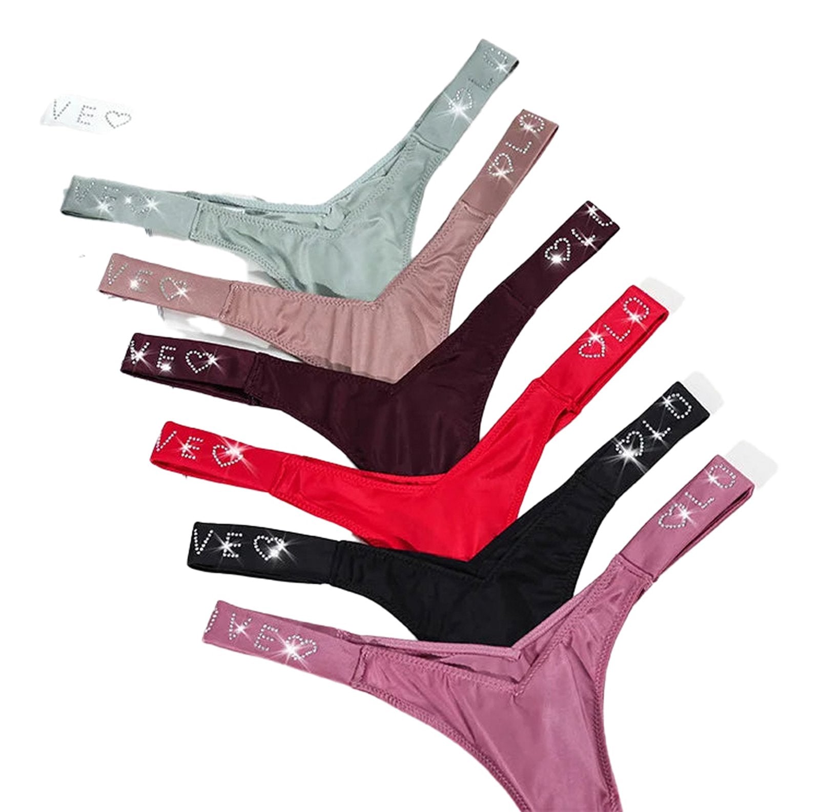 Assorted sexy thong for women in various colors with stylish detailing and comfortable fit