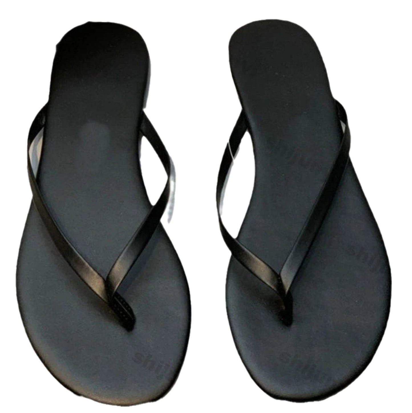 LuckeLadybug LLC women's comfortable flip flops in black with sleek design for everyday wear