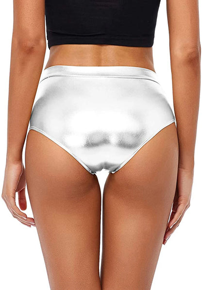 Shiny Metallic High Waisted Booty Shorts