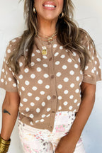 Short Sleeve Cardigan Sweater