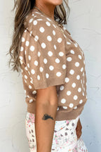 Short Sleeve Cardigan Sweater