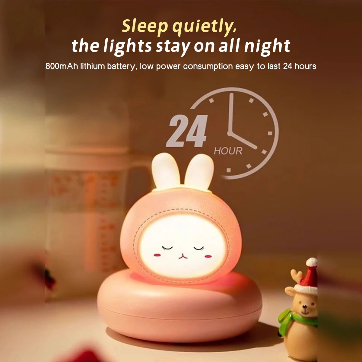 LED Light Night Light - Cute Pet Sleep Companion