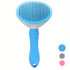 LuckeLadybug slicker dog brush with a comfortable grip and effective bristles for grooming
