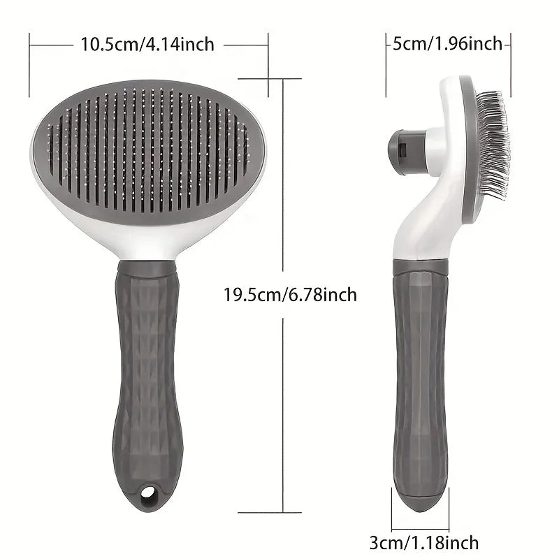 LuckeLadybug LLC slicker dog brush designed for effective grooming and de-shedding