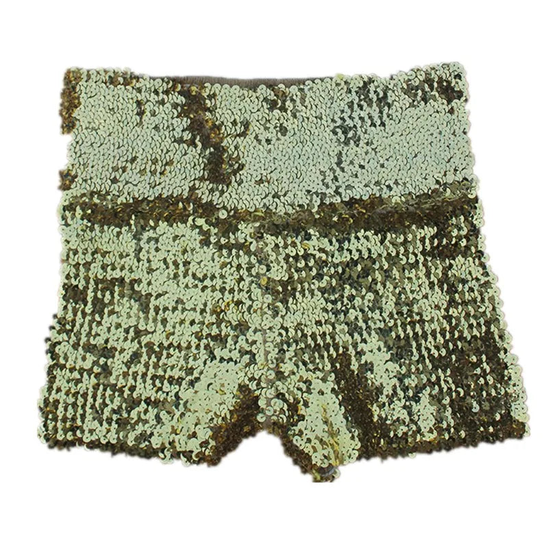 Shiny Sequined Shorts for Rave Outfit