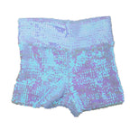 Shiny Sequined Shorts for Rave Outfit
