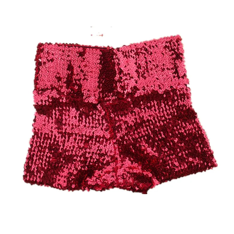 Shiny Sequined Shorts for Rave Outfit
