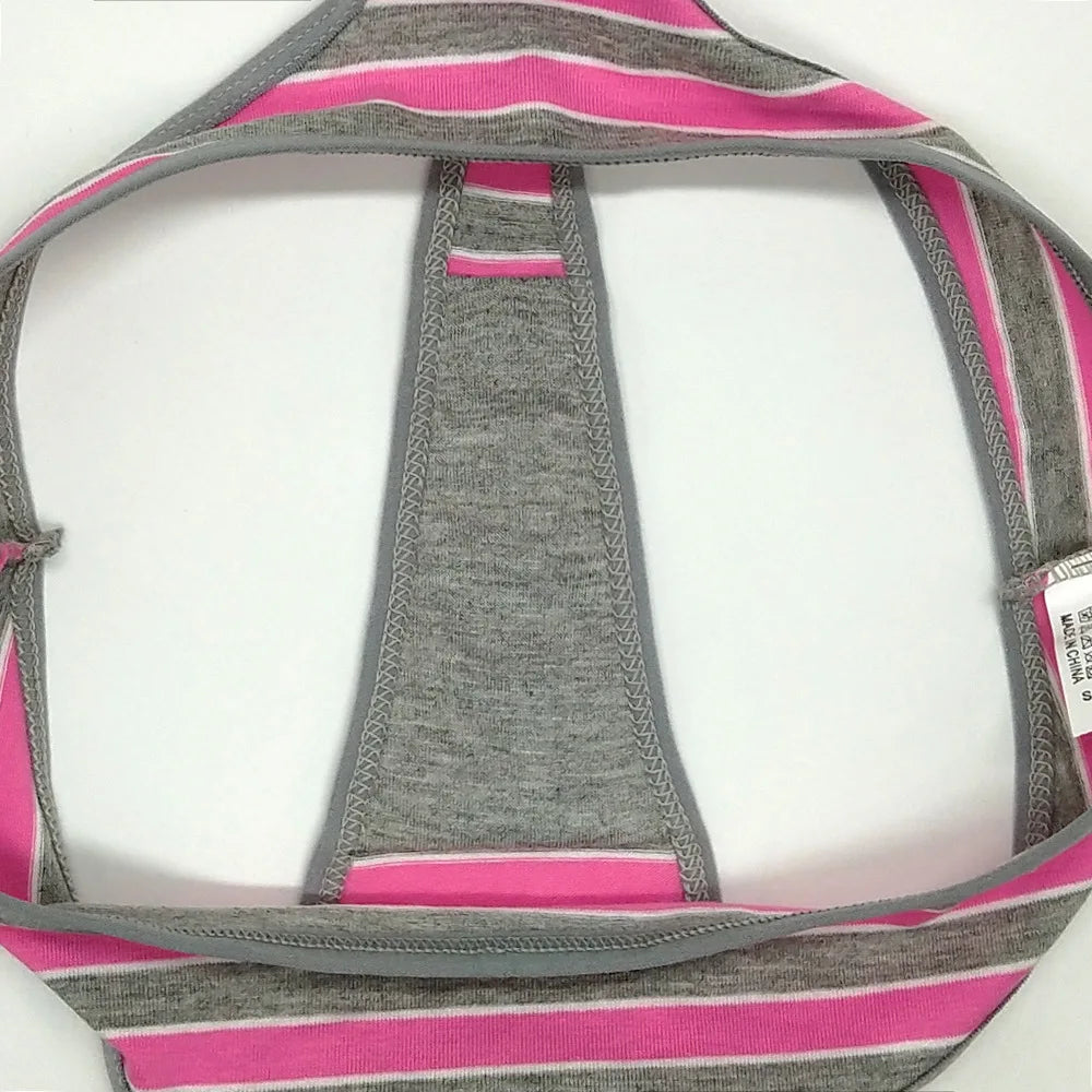 Striped Cotton Thong Underwear For Women