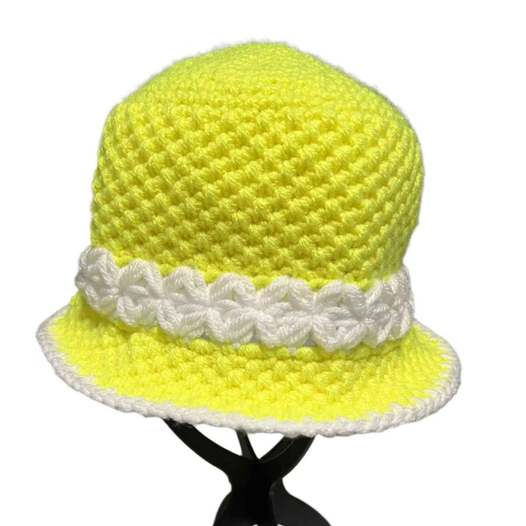 Sunshine Crochet Bucket Hat Handmade