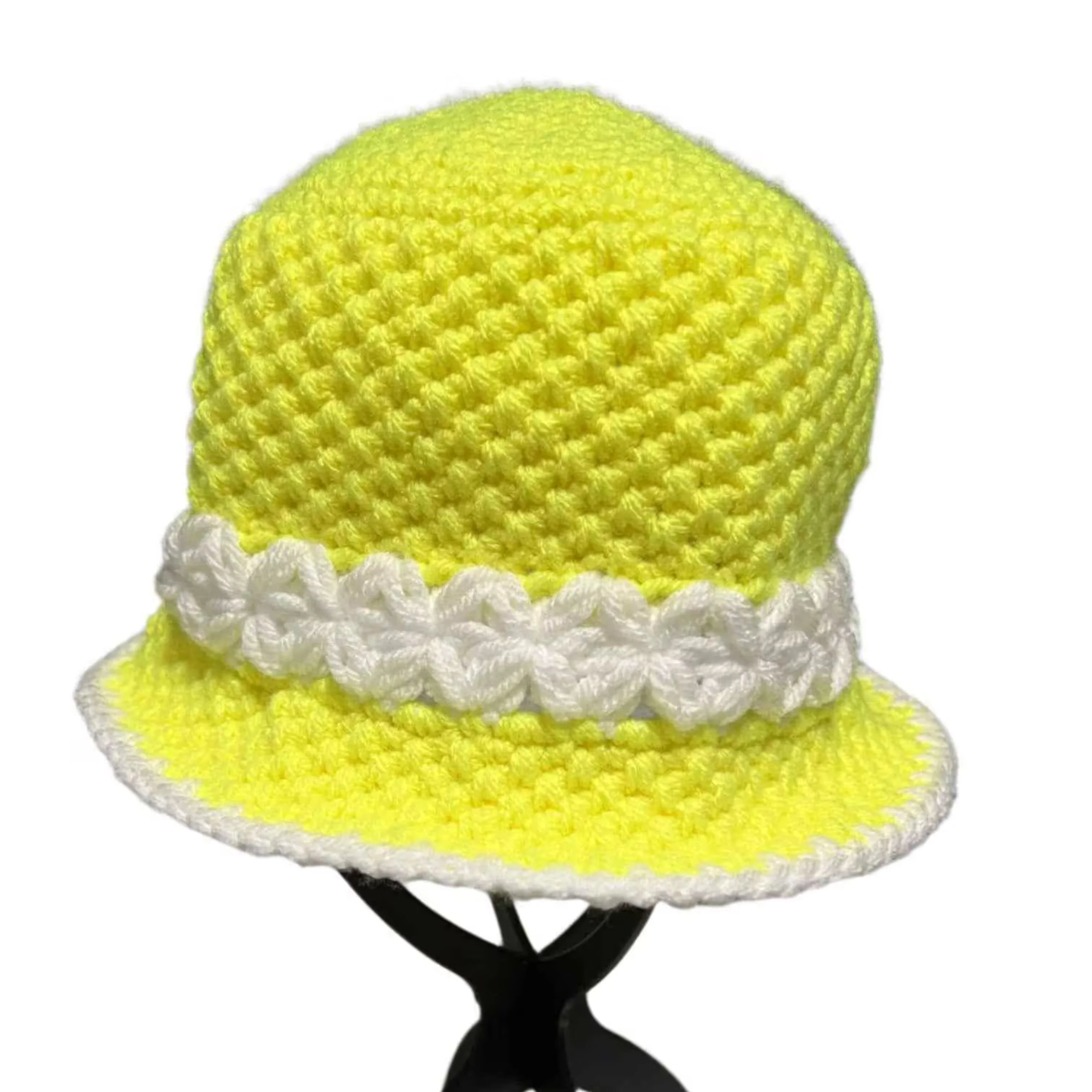 Sunshine Crochet Bucket Hat Handmade